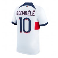 Paris Saint-Germain Ousmane Dembele #10 Bortedrakt 2023-24 Kortermet